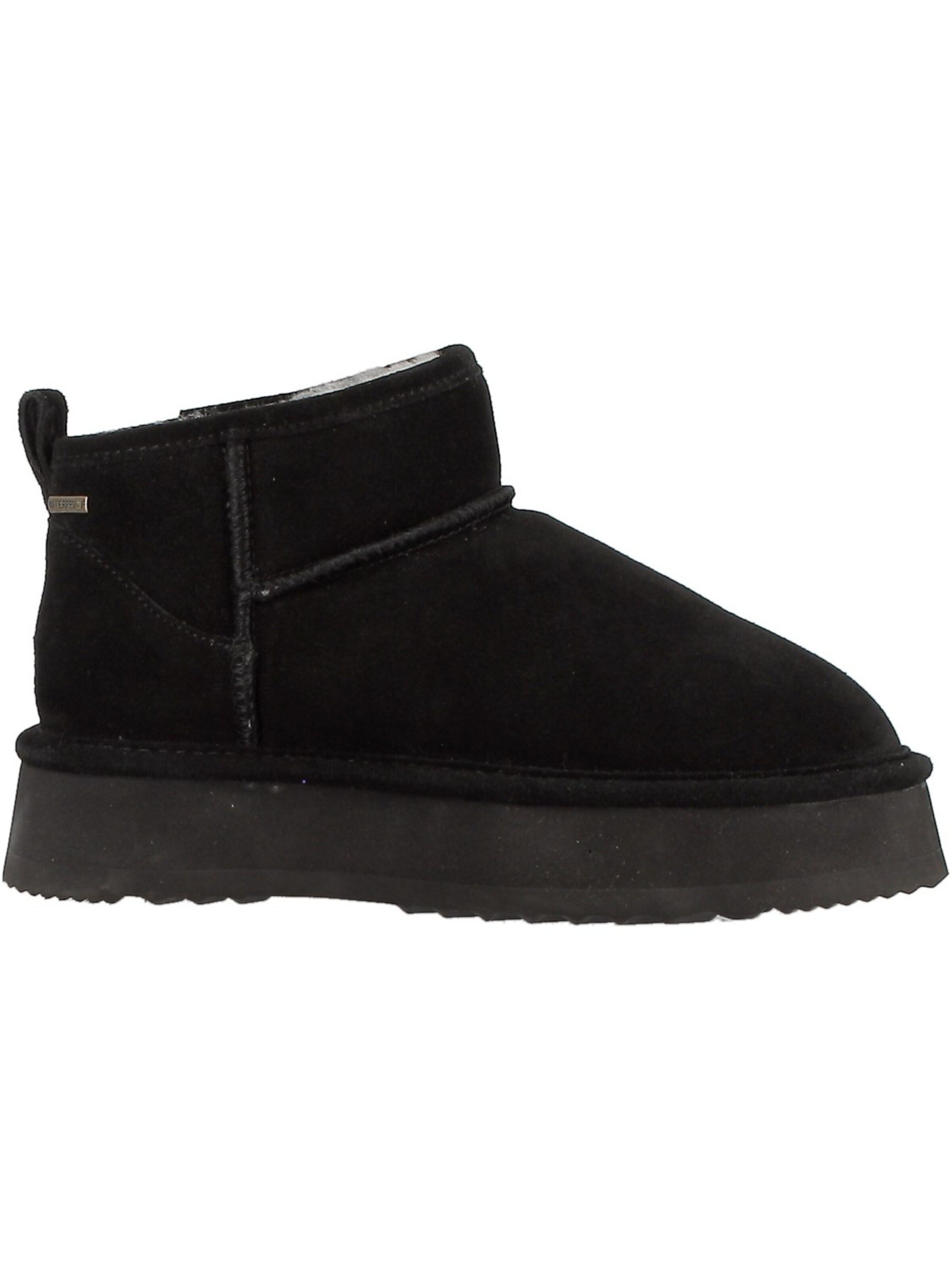 Axelda Boots 'Axelda Milano - Schwarz / Hellgrau Leder' in Black: front