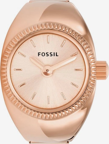 Montre à affichage analogique FOSSIL en or : devant