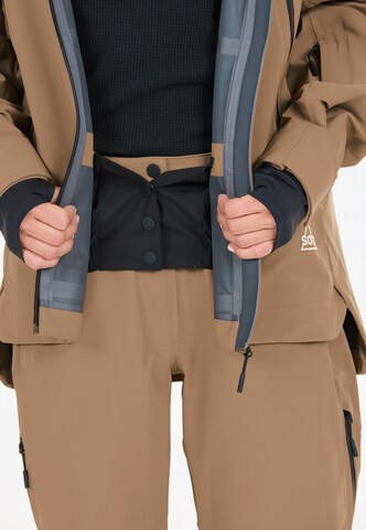SOS Sports jacket 'Hoverla' in Brown