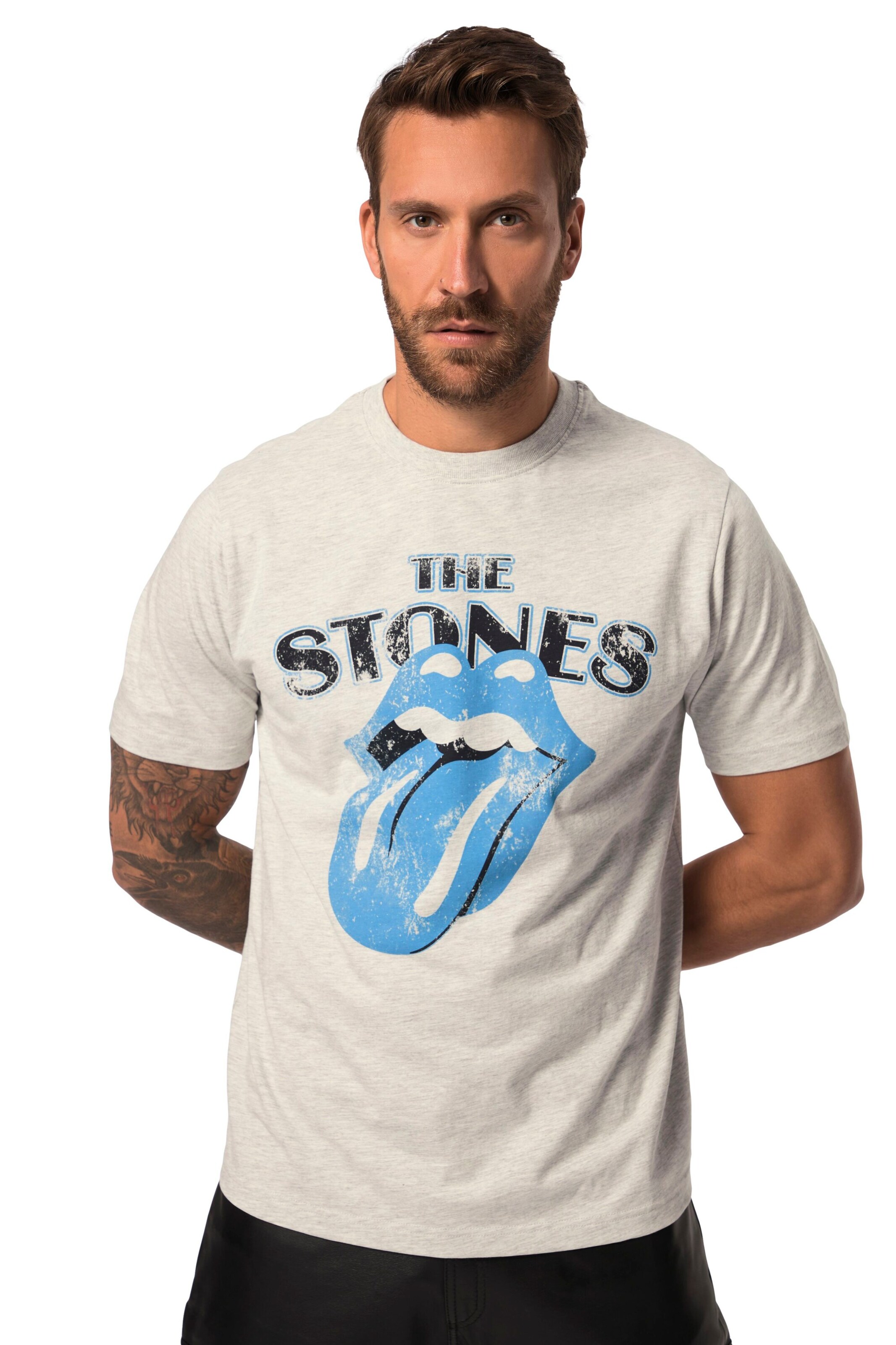 JP1880 Shirt in Grijs: voorkant