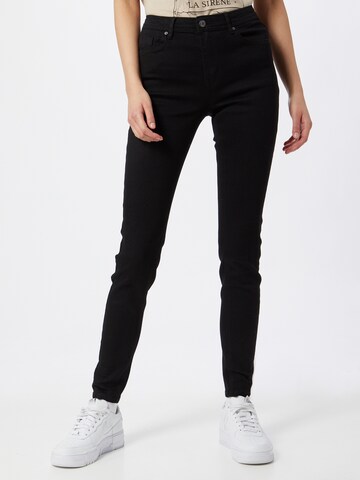 Soft Rebels Skinny Jeans in Black: front