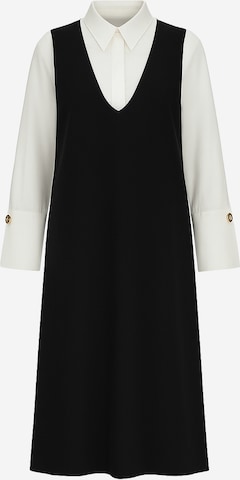 Robe-chemise Touche Prive en noir : devant