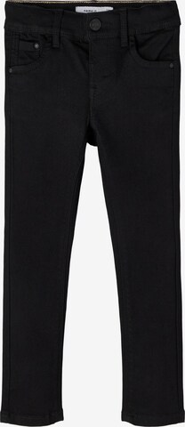 NAME IT Slimfit Jeans 'Polly' in Zwart: voorkant