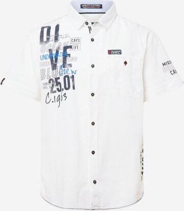 Regular fit Camicia di CAMP DAVID in bianco: frontale