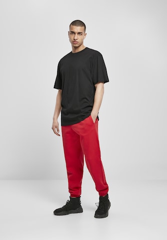 Urban Classics Tapered Pants in Red