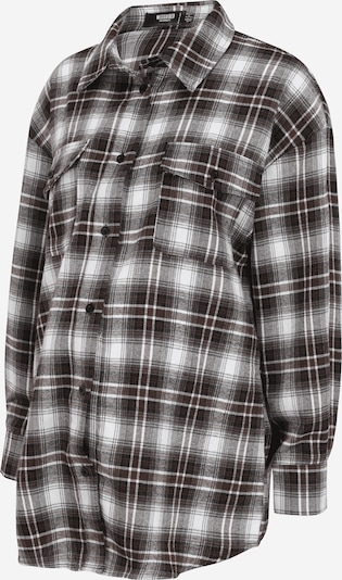 Missguided Maternity Chemisier en marron / noir / blanc, Vue avec produit