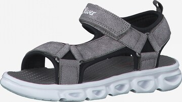 s.Oliver Sandals in Grey: front