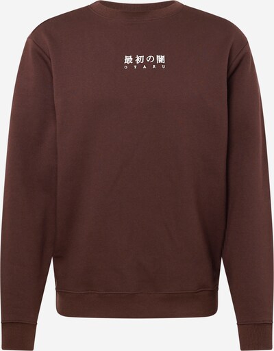 River Island Sweat-shirt 'SIMPLE JAPANESE' en marron / blanc, Vue avec produit