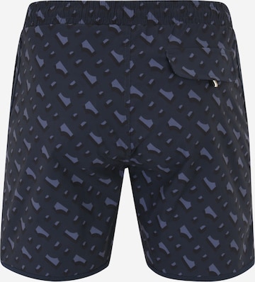 BOSS Orange Sportbadehose in Blau