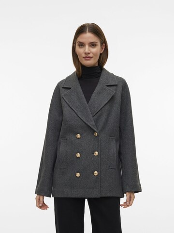 Manteau mi-saison 'Fortune' VERO MODA en gris : devant