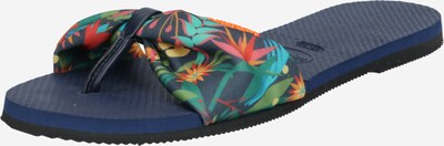 HAVAIANAS Zehentrenner in navy / mischfarben, Produktansicht