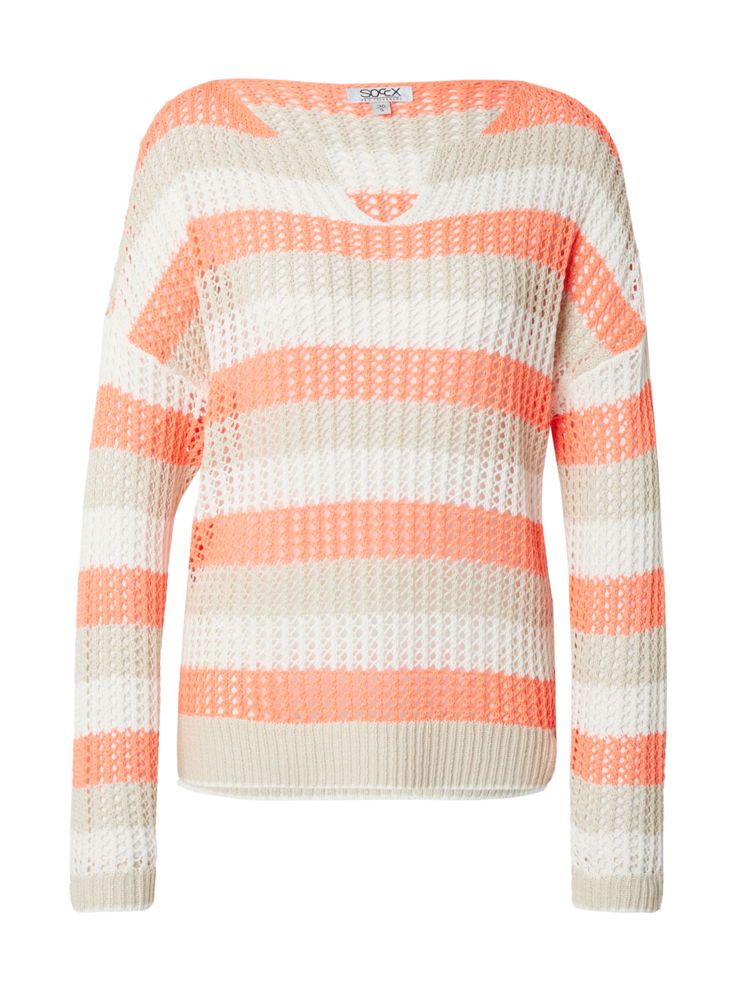 Pull-over Soccx en orange : devant