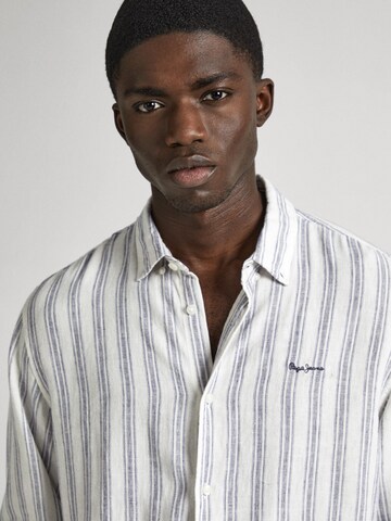Pepe Jeans Regular fit Overhemd 'PRIXTON' in Wit