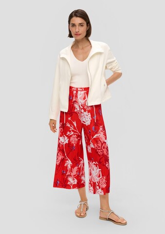 s.Oliver BLACK LABEL Wide leg Pants in Red