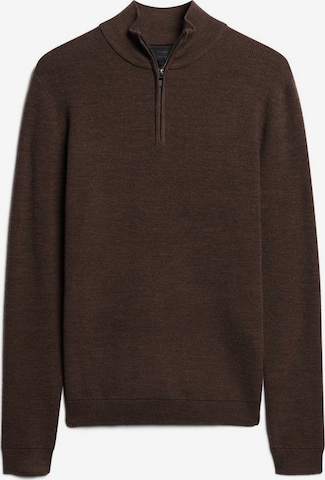 Pull-over Superdry en marron : devant