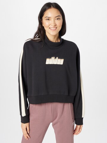 ADIDAS ORIGINALS - Sudadera 'Ski Chic' en negro: frente