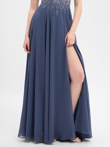 Robe de soirée Luxuar Fashion en bleu