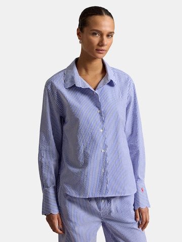 Pyjama ' Scallop Seersucker ' Polo Ralph Lauren en bleu