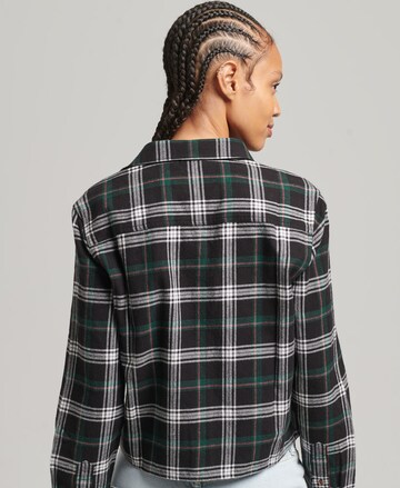 Superdry Bluse in Schwarz