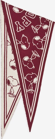CODELLO Tuch mit Snoopy-Print im Allover-Design in Rot: Vorderseite