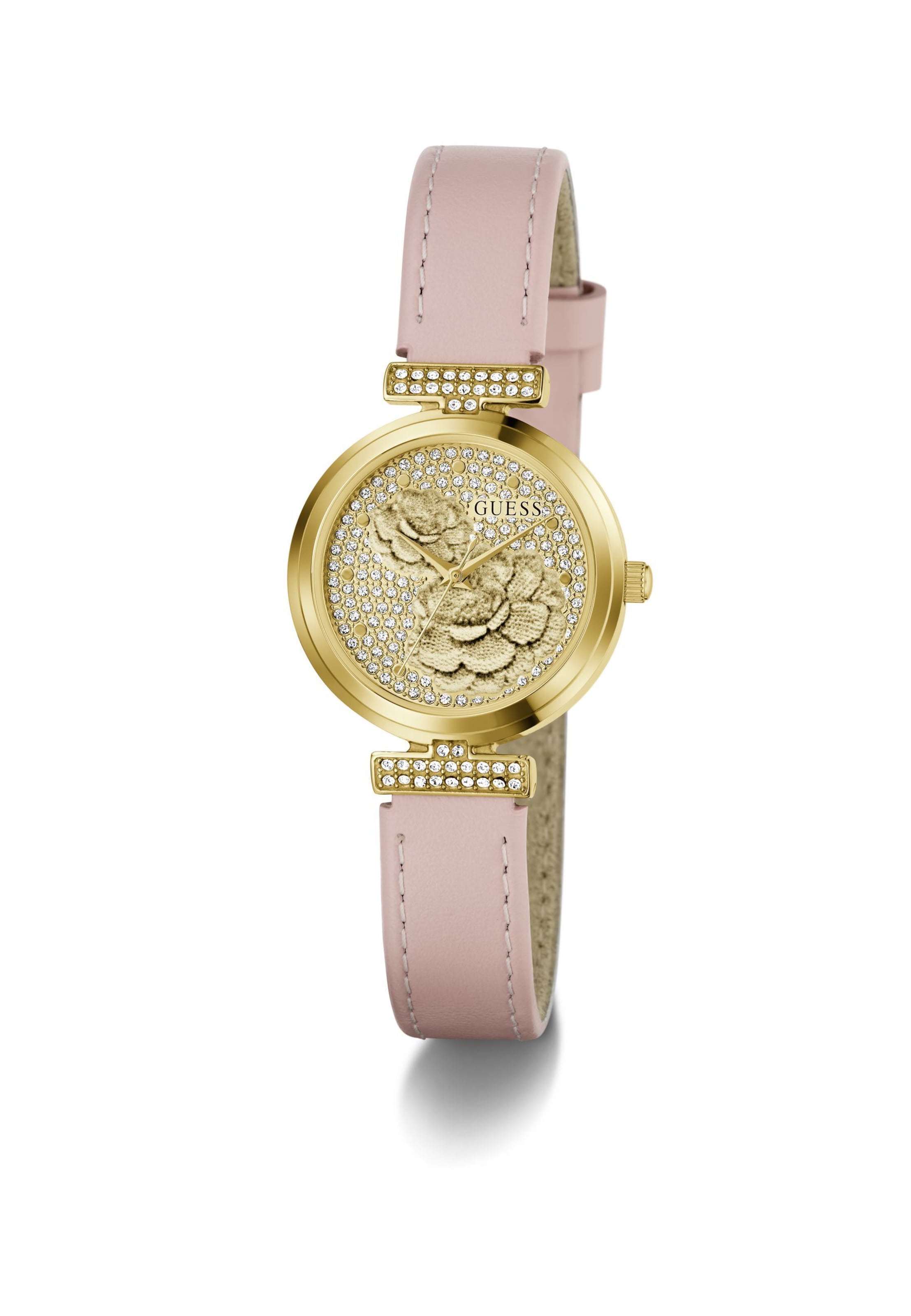 GUESS Analoguhr 'ARRAY' in Pink