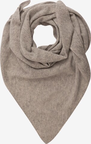 Rainbow Cashmere Scarf in Grey: front
