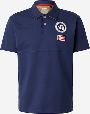 mėlyna NAPAPIJRI Marškinėliai 'E-REFLECT': priekis