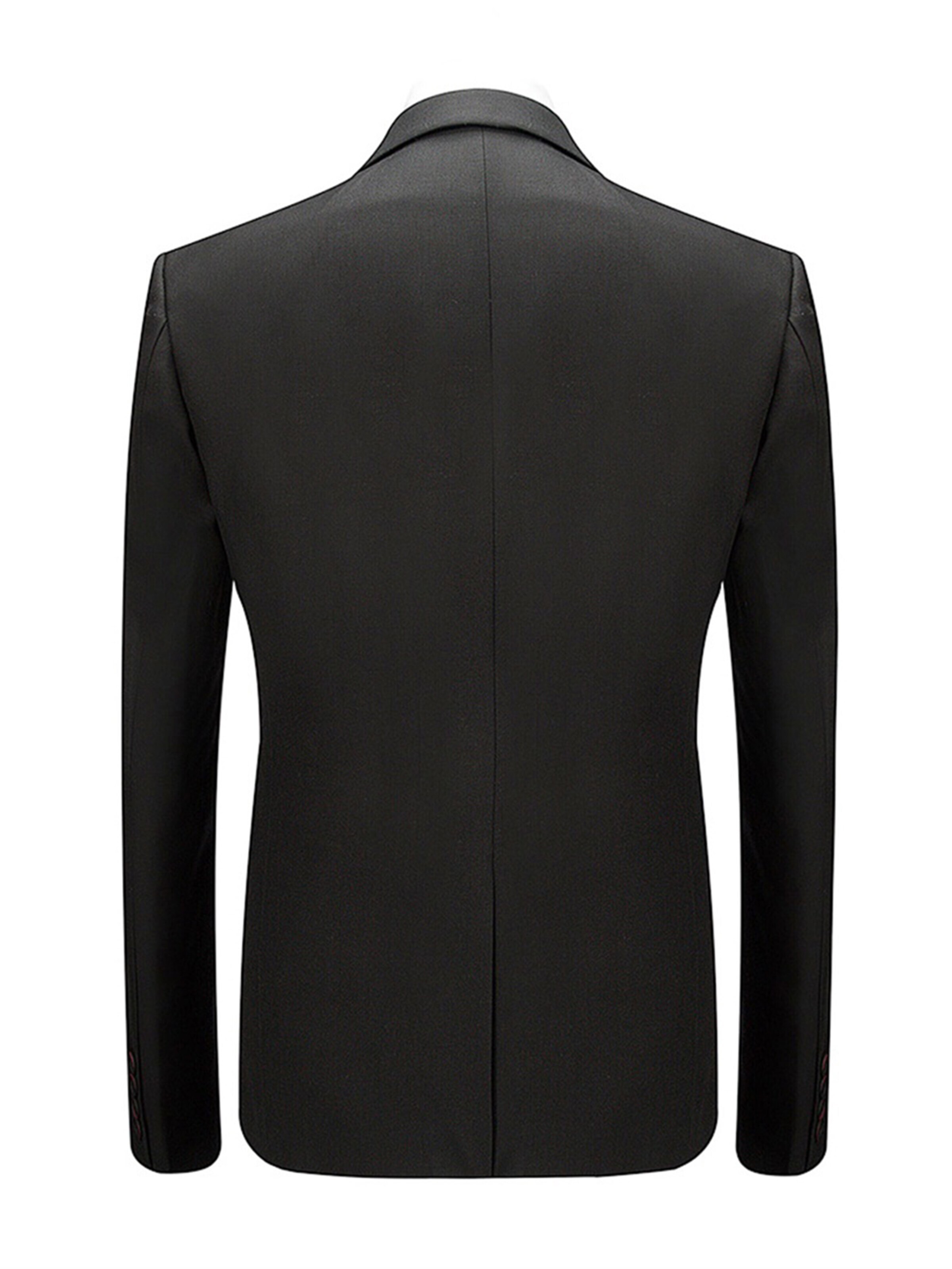 YOUTHUP Slimfit Anzug 'Dreiklang'‌‌‌‌ in Schwarz