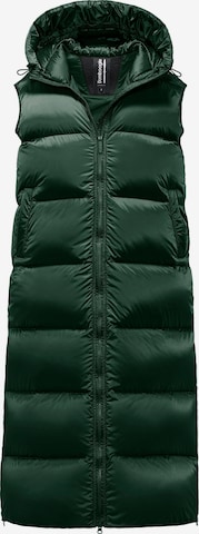 BOMBOOGIE Vest in Green: front