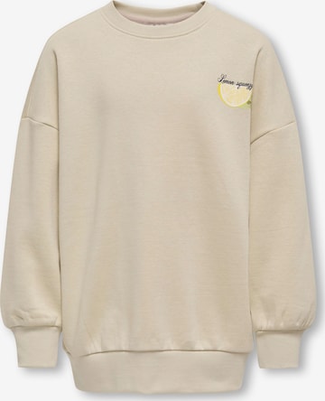 ONLY GIRLS Sweatshirt 'KOGPHOEBE' i beige: forside