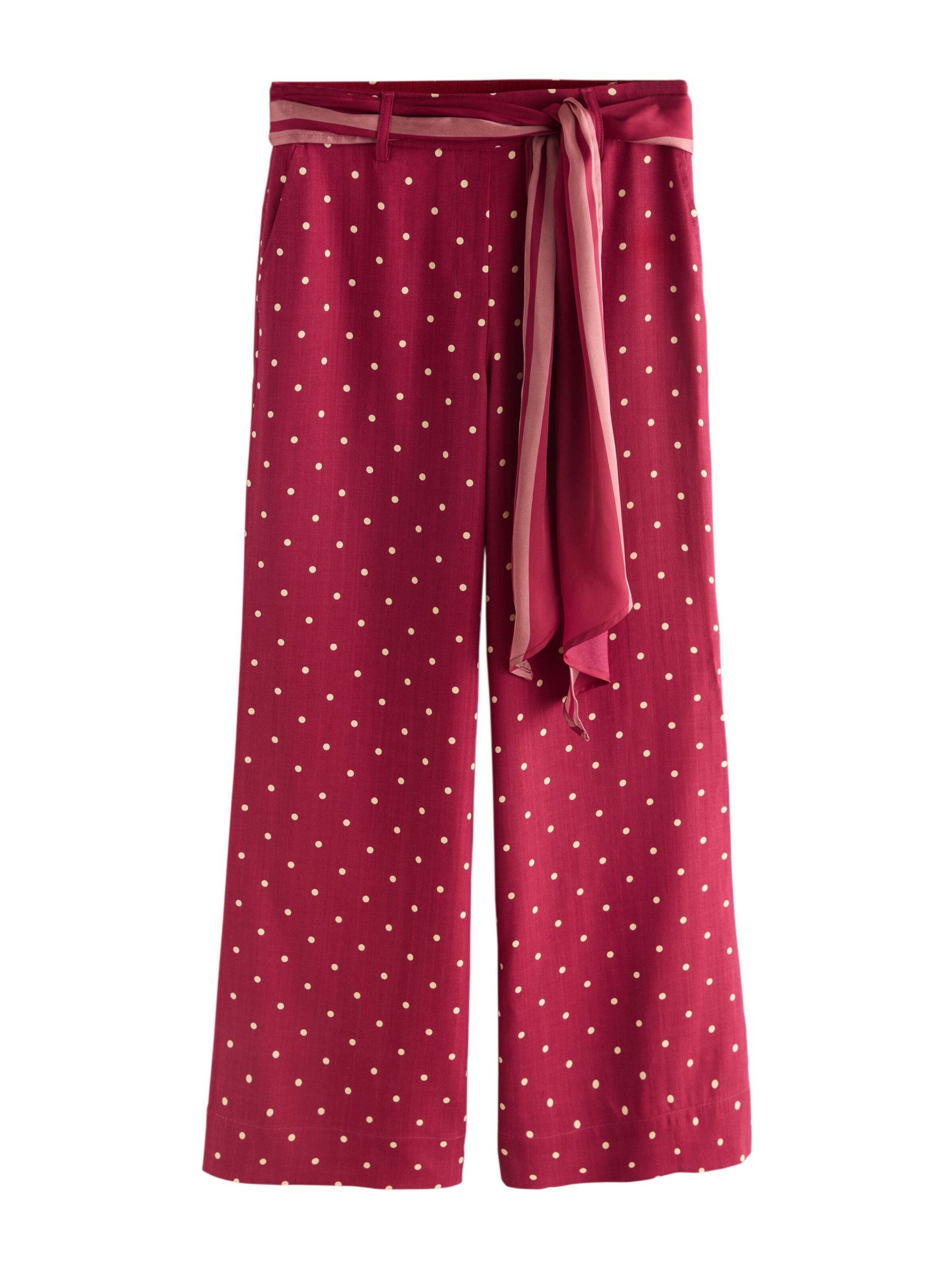 Pantalon Next en rouge : devant