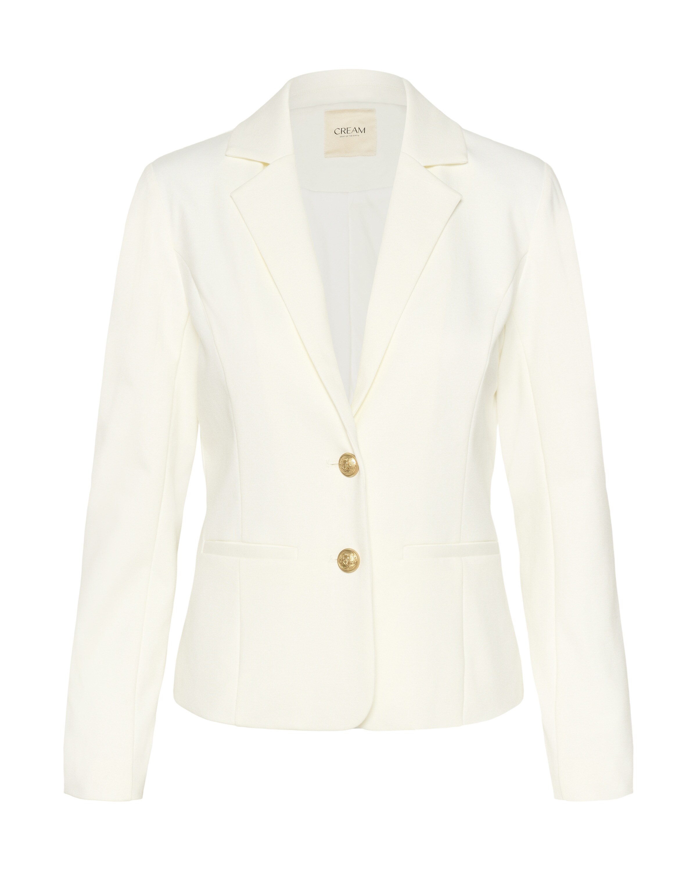 Cream Blazer 'Anett' in White
