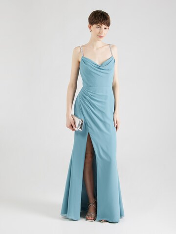 MAGIC NIGHTS Evening dress in Blue: front