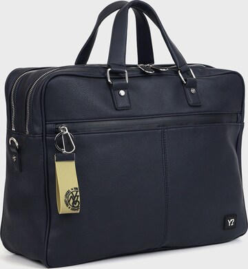 Y Not? Document Bag in Blue