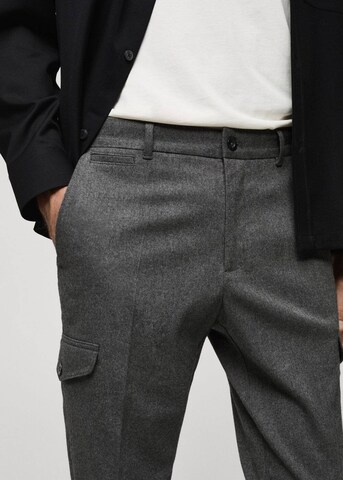 MANGO MAN Regular Hose 'Olivier' in Grau