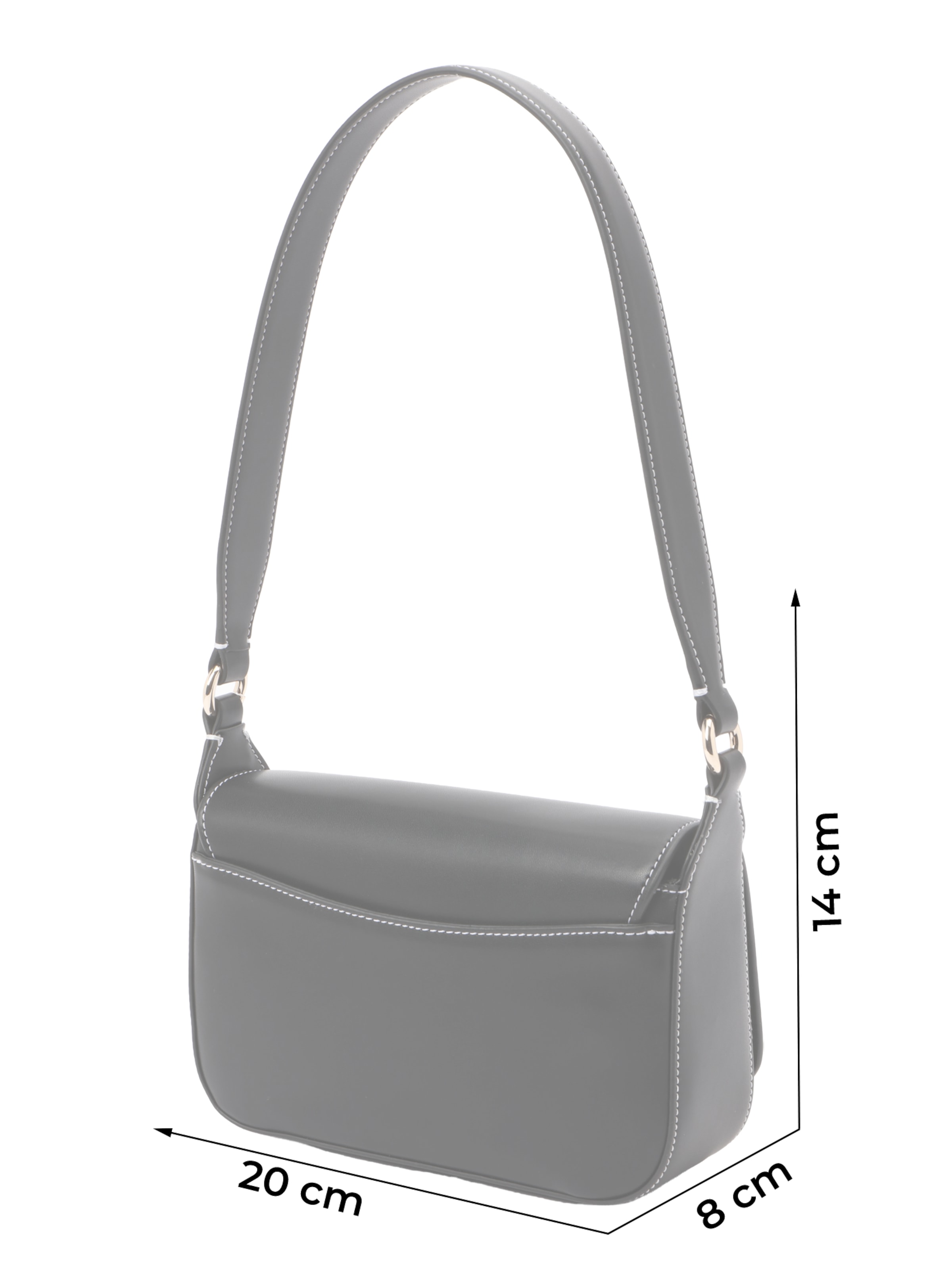 GUESS Schultertasche 'Ruby' in Schwarz