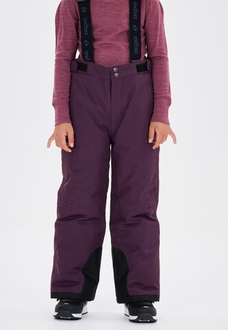 ZigZag Boot cut Workout Pants 'Provo' in Purple: front