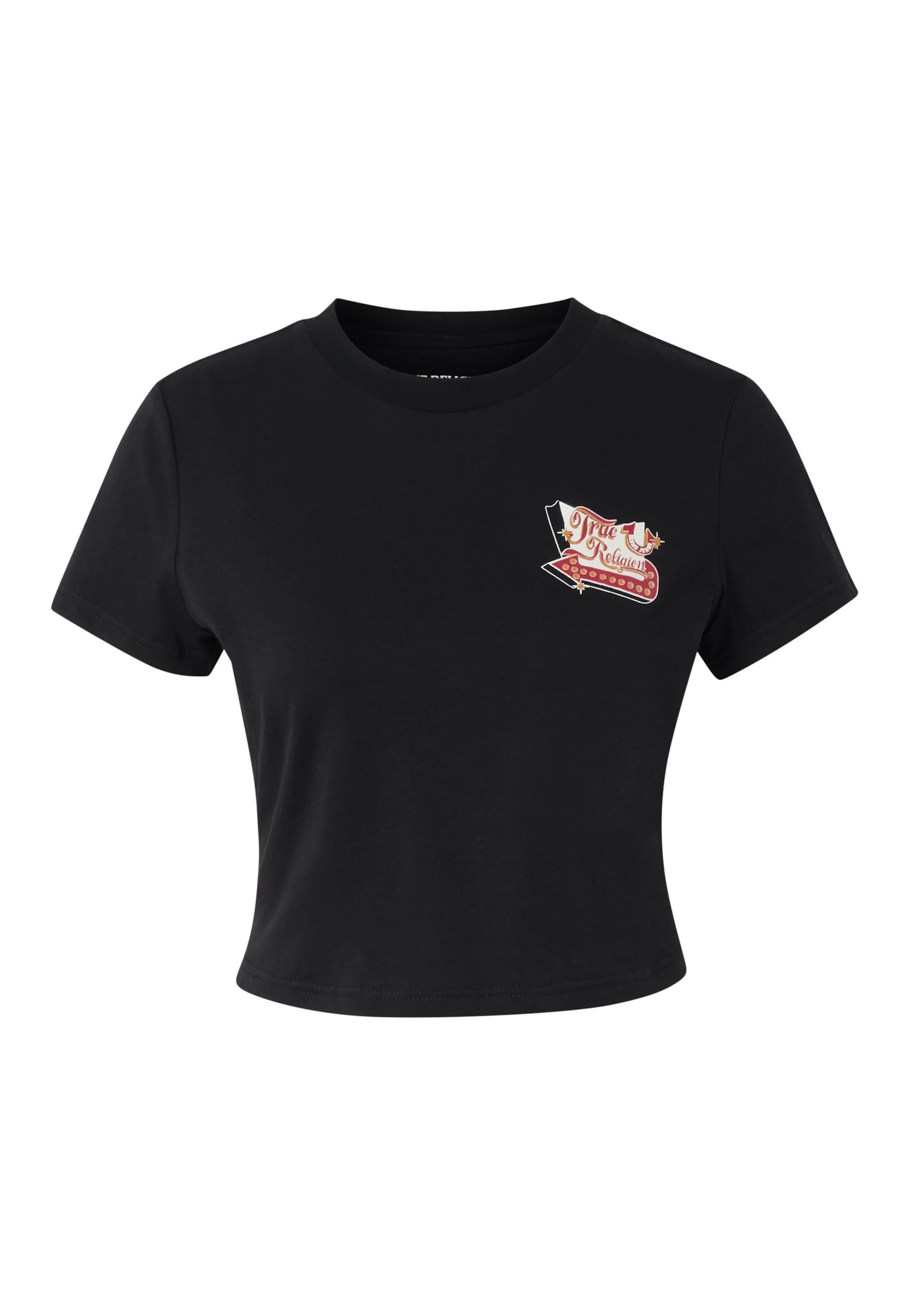 Maglietta 'Crystal True Girl Club' di True Religion in nero: frontale