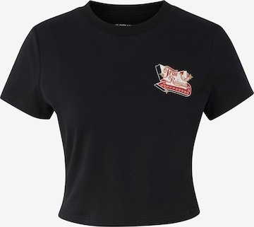 Maglietta 'Crystal True Girl Club' di True Religion in nero: frontale