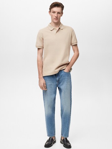 T-Shirt 'REA' MANGO MAN en beige