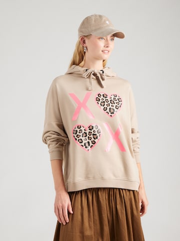 miss goodlife - Sudadera 'XO' en beige