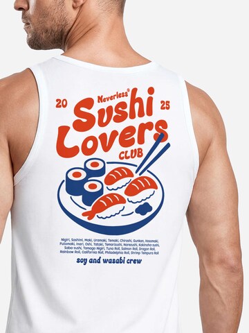 Neverless Shirt 'Sushi Lovers'‌‌‌‌‌‌‌‌‌‌ in Weiß