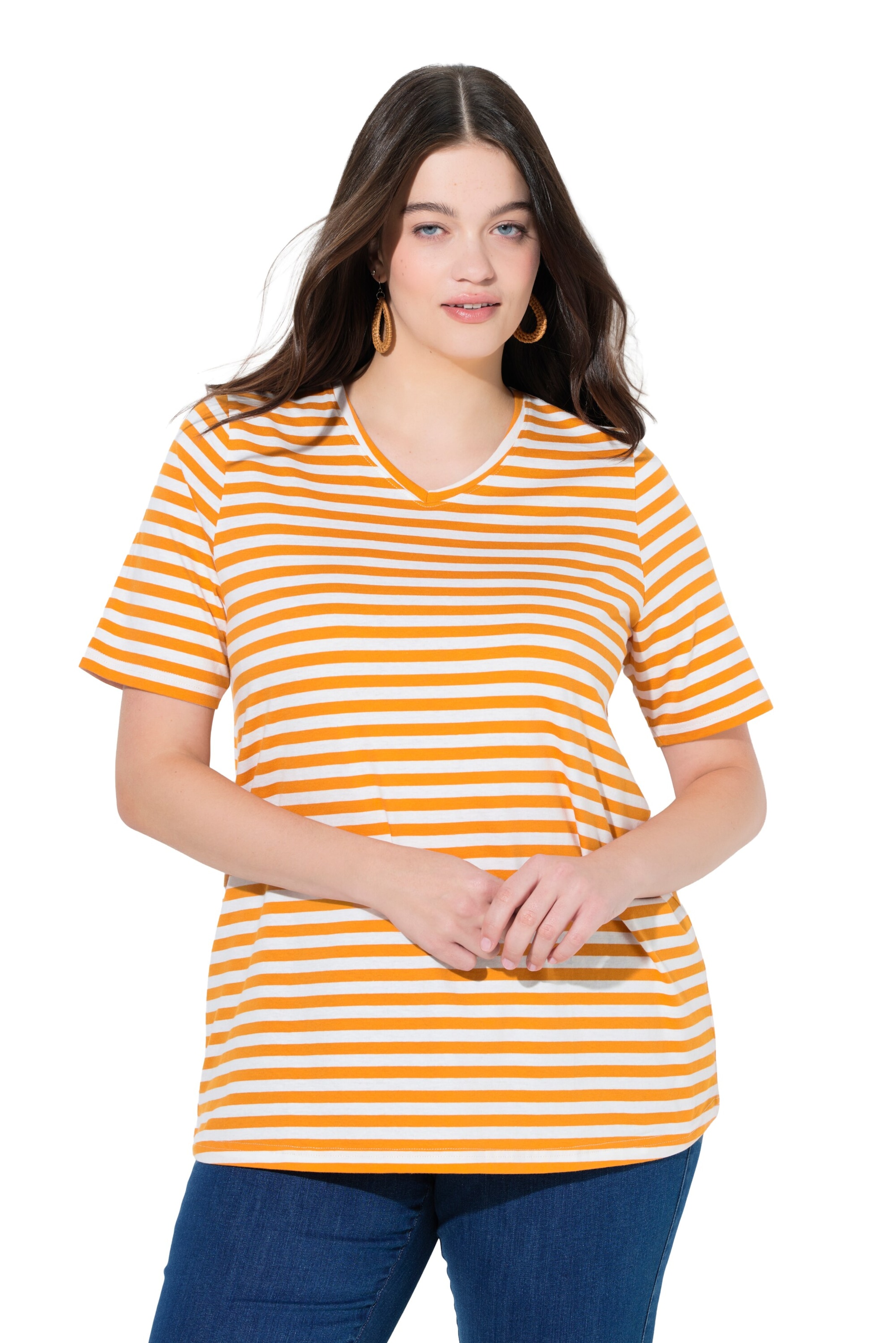 Ulla Popken Shirt in Blau: Vorderseite