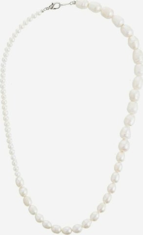 Gemshine Necklace in White: front