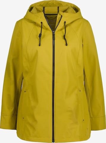 Ulla Popken Between-Season Jacket in Yellow: front