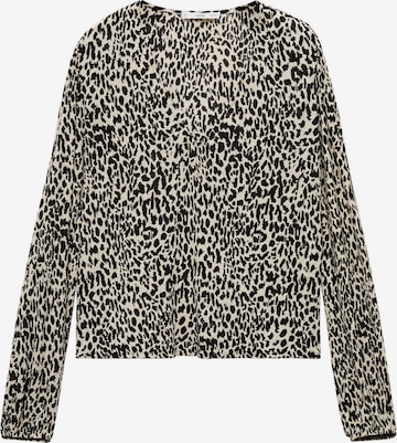 MANGO Blouse 'LIN' in Beige: front