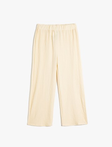 Koton Wide leg Pants in Beige: front