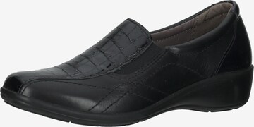 COSMOS COMFORT Classic Flats in Black: front