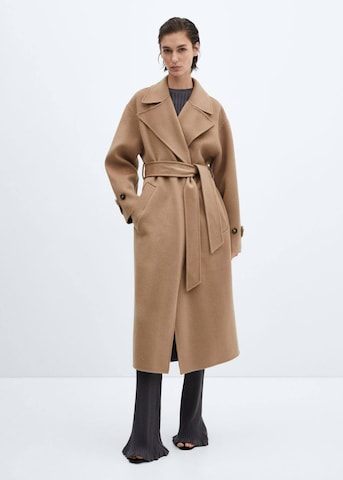 MANGO Between-Seasons Coat 'Verdi' in Brown: front