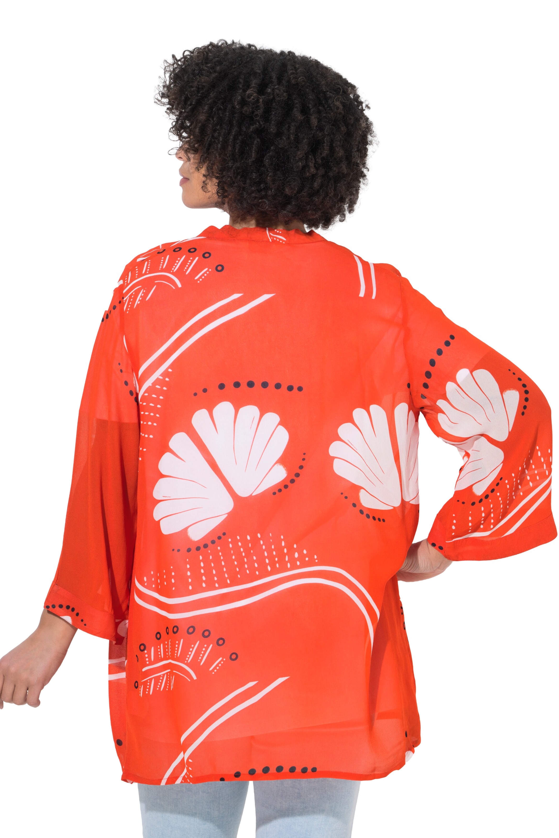 Angel of Style Kimono in Orange